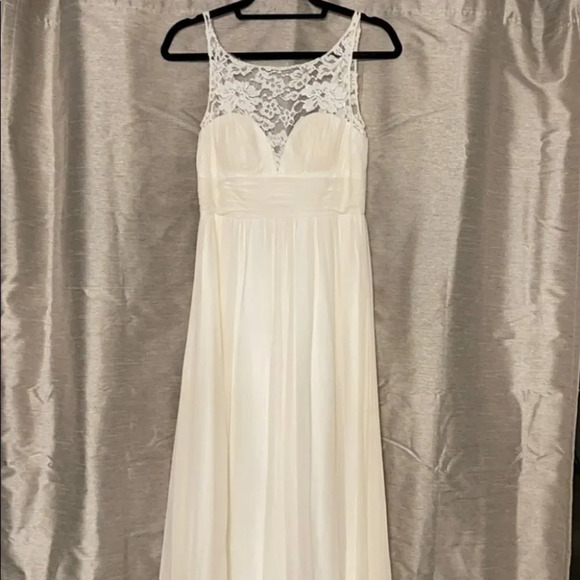 Aidan Mattox White formal dress - Picture 6 of 12